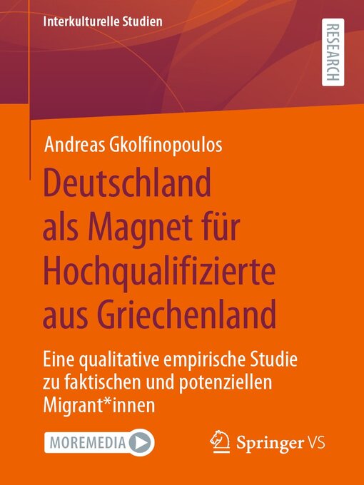Title details for Deutschland als Magnet für Hochqualifizierte aus Griechenland by Andreas Gkolfinopoulos - Available